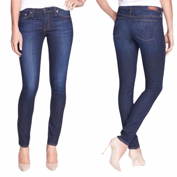 AG Adriano Goldschmeid Stilt Cigarette Dark Wash - Picture 1 of 6